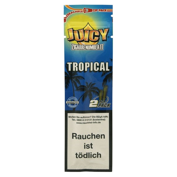 Juicy Hemp Wraps Tropical - Χονδρική